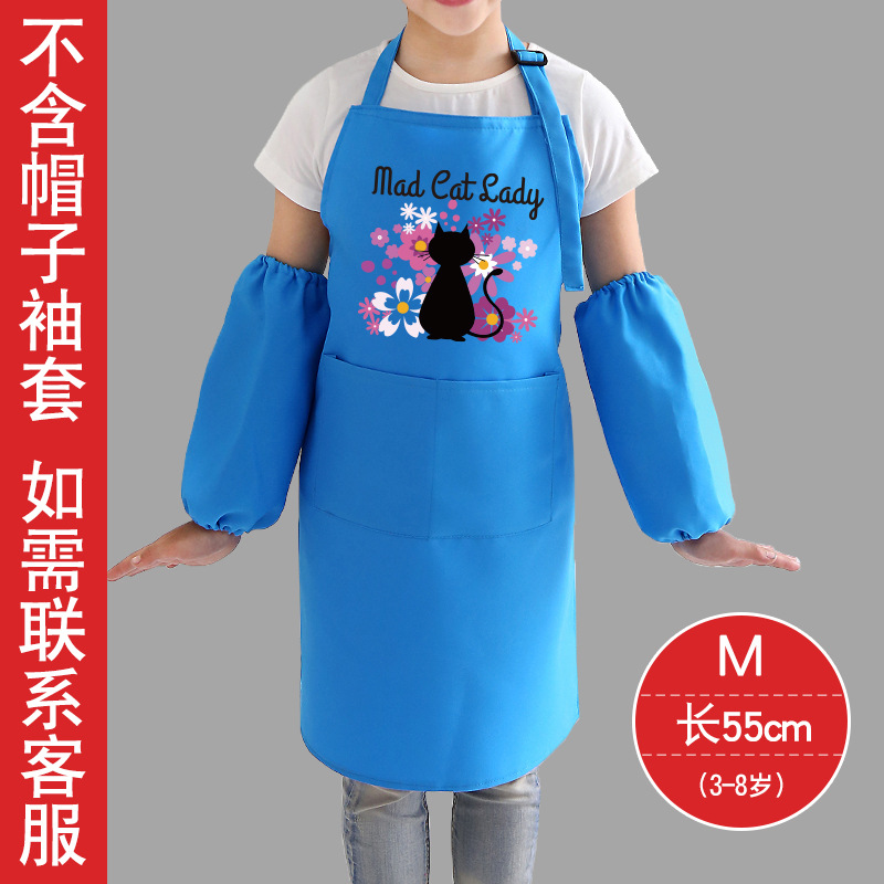 Niños DIY pintura ropa impresión personalizada LOGOTIPO delantal anti-incrustante para niños de jardín de infantes arte pintura