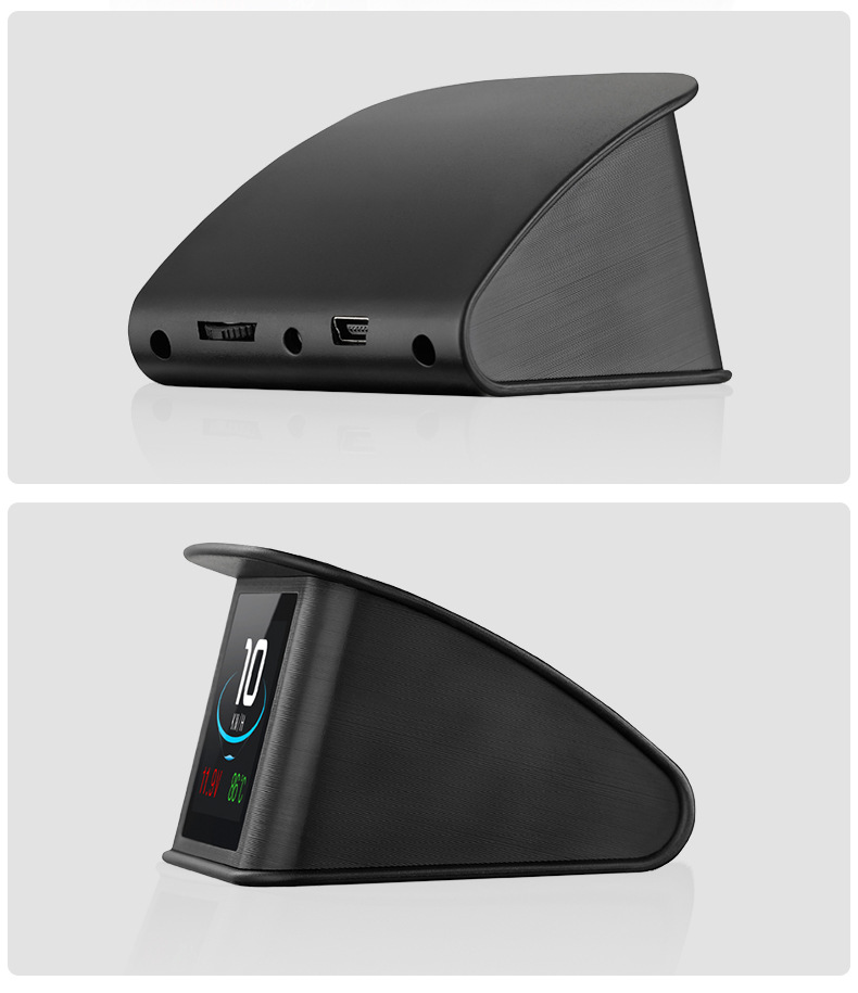 Car Smart Hud Head-Up Display Car High-Definition Obd Portable Lcd Driving Computer Display P10