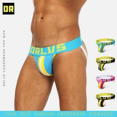ORLVS Amazon Supply Men's Briefs Thong Sexy Dual Thong Men with Packaging Bag OR165