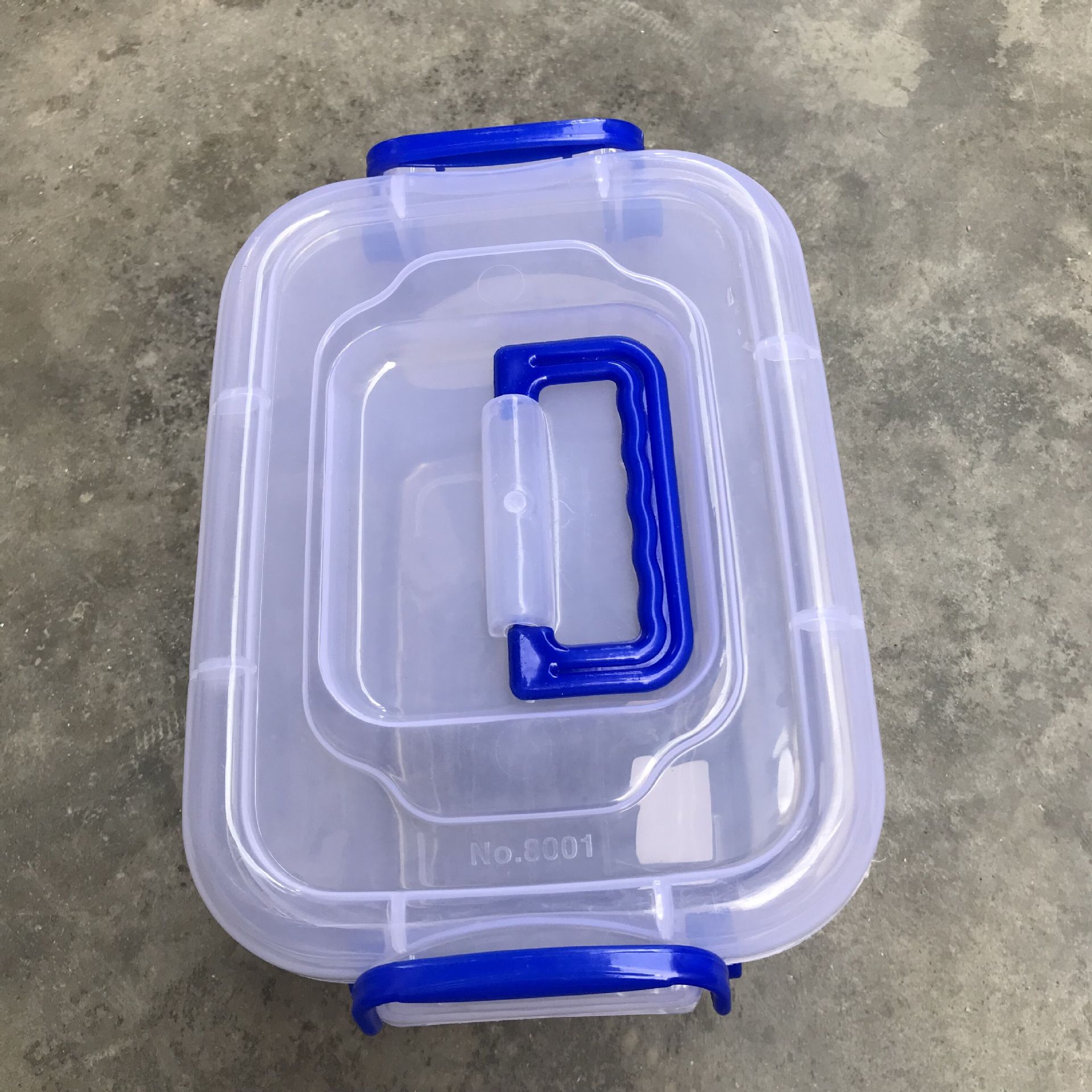 批发透明塑料收纳箱 杂物整理箱 家用透明收纳箱 塑料透明储物箱