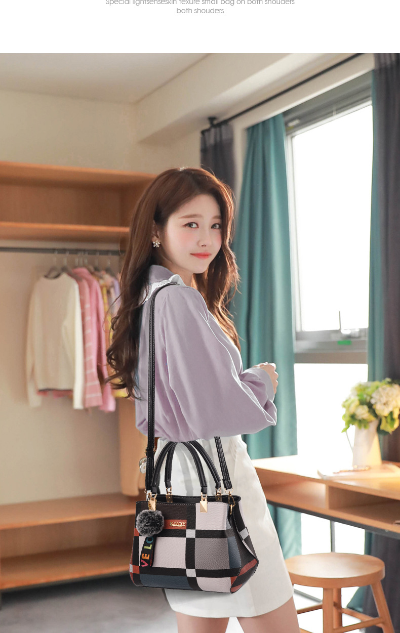 935g Weight Polyester Cotton Lining Material Zipper Closure Type Single Shoulder Strap Strap Type Crossbody Bag Bags Type Casual, Travel Occasion Pu Leather Material Color Block Pattern All Seasons Season Women's Gender Vintage Style, Classic Style Style Square Shape Medium Size Women's Medium Pu Leather Color Block Vintage Style Classic Style Square Zipper Crossbody Bag
