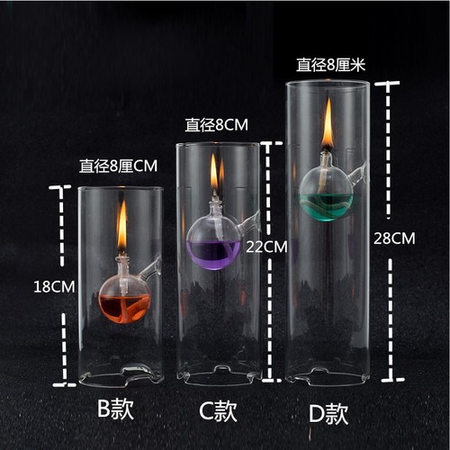 Creative glass oil lamp wedding lighting glass candle holder candlelight romantic dinner hotel western restaurant bar decoration accessory
