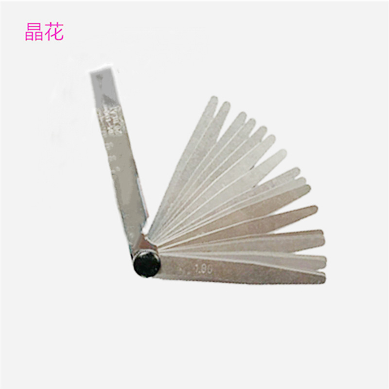 晶花100X20片/100X13片/150X20片吊袋装不锈钢加硬批发销售 塞尺