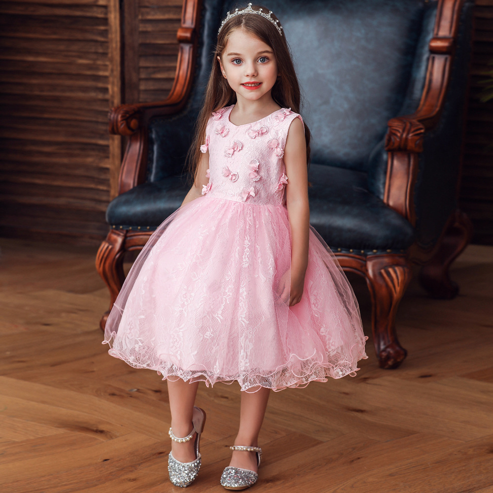 Children's Dress Princess Dress Baby Year-old Dress Tutu Skirt Flower Girl Wedding Dress display picture 18