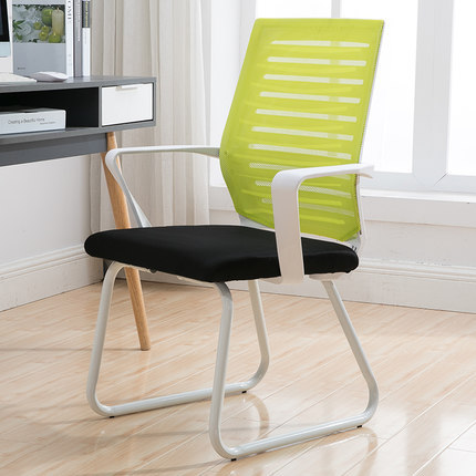 Белая рама зеленый сетка стул лука