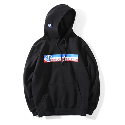 日系原创潮牌连帽卫衣外套印花刺绣男女情侣装ins加绒加厚衣服冬