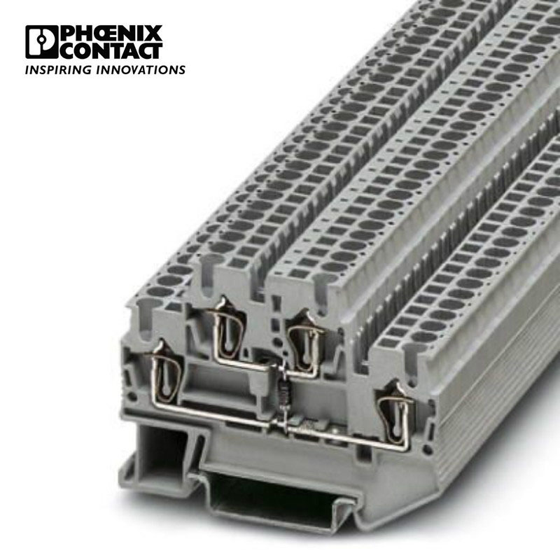 菲尼克斯端子元件端子弹簧端子灰色-STTB 2,5-DIO/O-U-3031555