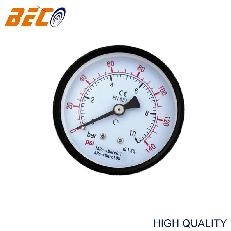 品质保证专业生产Y-60普通压力表仪表轴向10bar水压表空压机