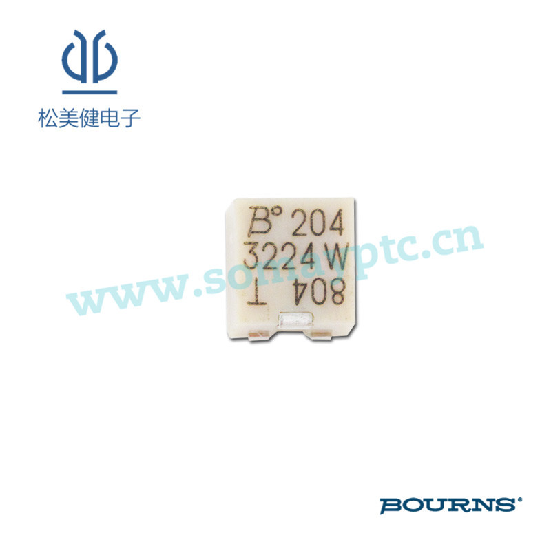 bourns邦士伯恩斯可调电位器3224W-1-204E  200K欧姆 贴片电位器