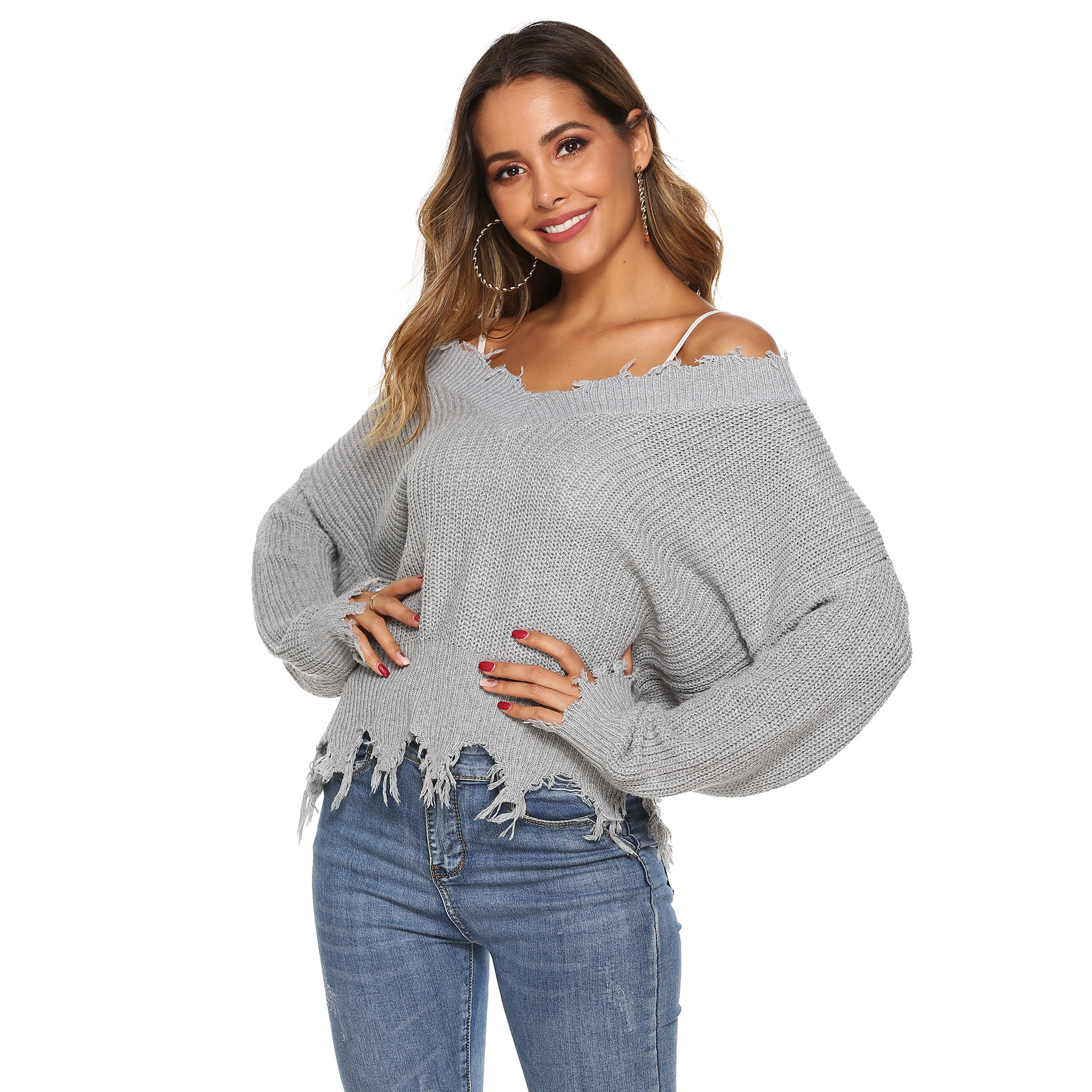 Pull femme en Fibre de polyester Polyester  - Ref 3414413 Image 91