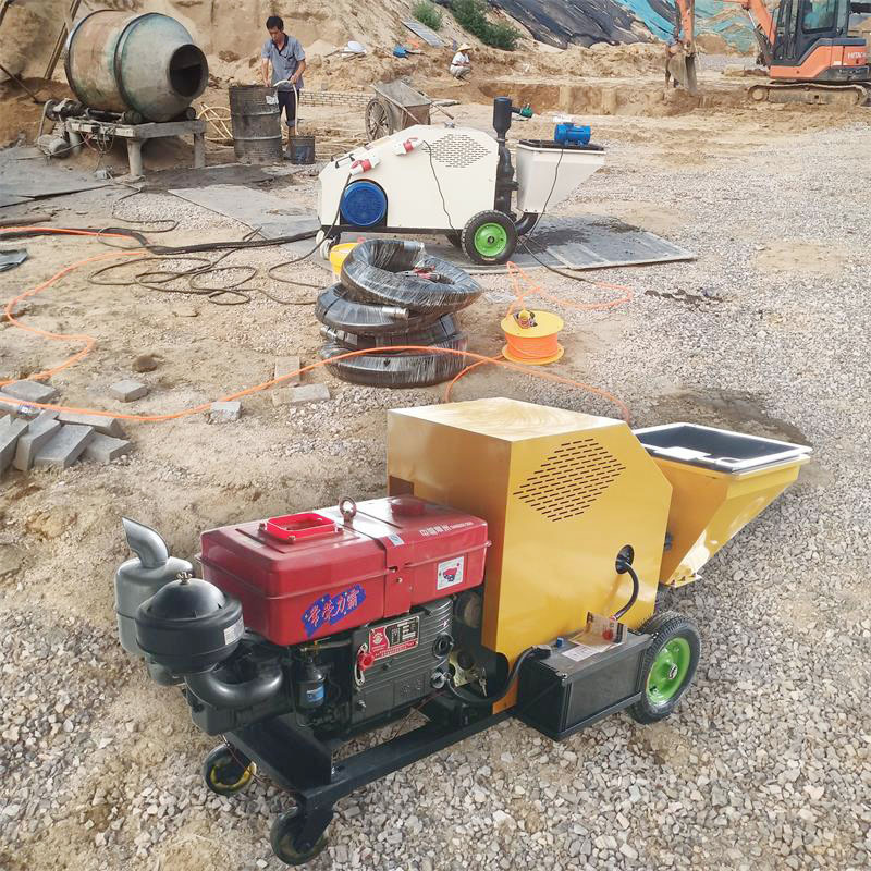 砂漿噴塗機 砂漿水泥粉牆機水泥噴塗機小型兩相電220伏砂漿粉牆機