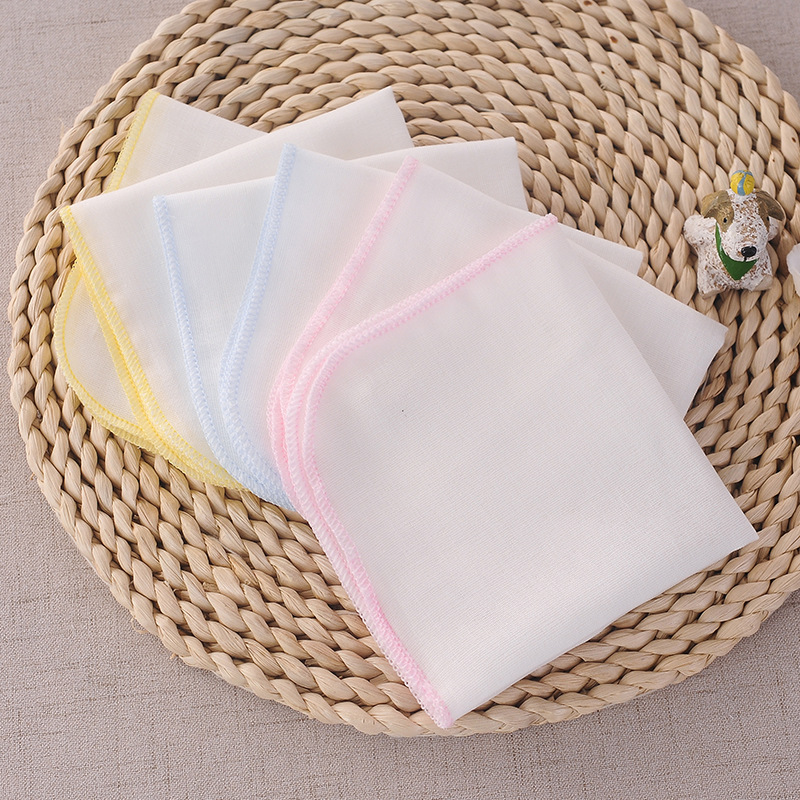 Baby cotton gauze handkerchief baby doub...