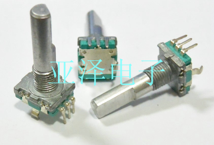 EC11型编码开关不带按动 20定位数20脉冲 轴长25MM