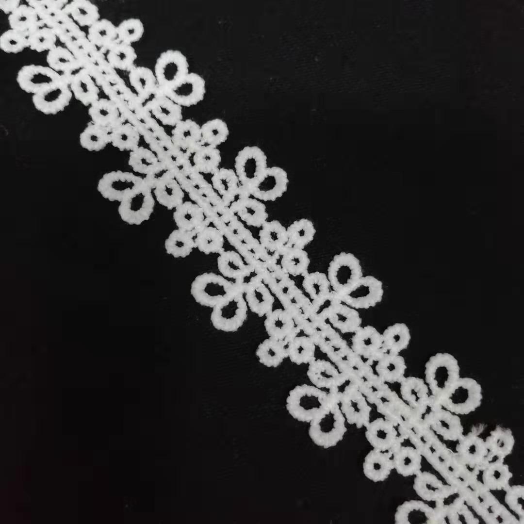 服装绣花辅料花边刺绣小条码现货批发厂家女装童装饰品连衣裙适用