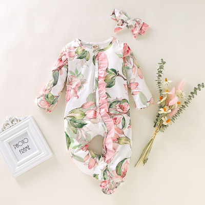 婴儿连体衣 ins 哈衣童装秋冬幼儿爬服儿童睡衣  baby clothes|ms