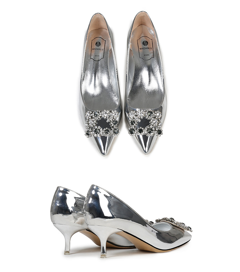 Chaussures tendances femme en Matériau métallique plaque de fer Respirant Résistant à l usure - Ref 3440151 Image 21