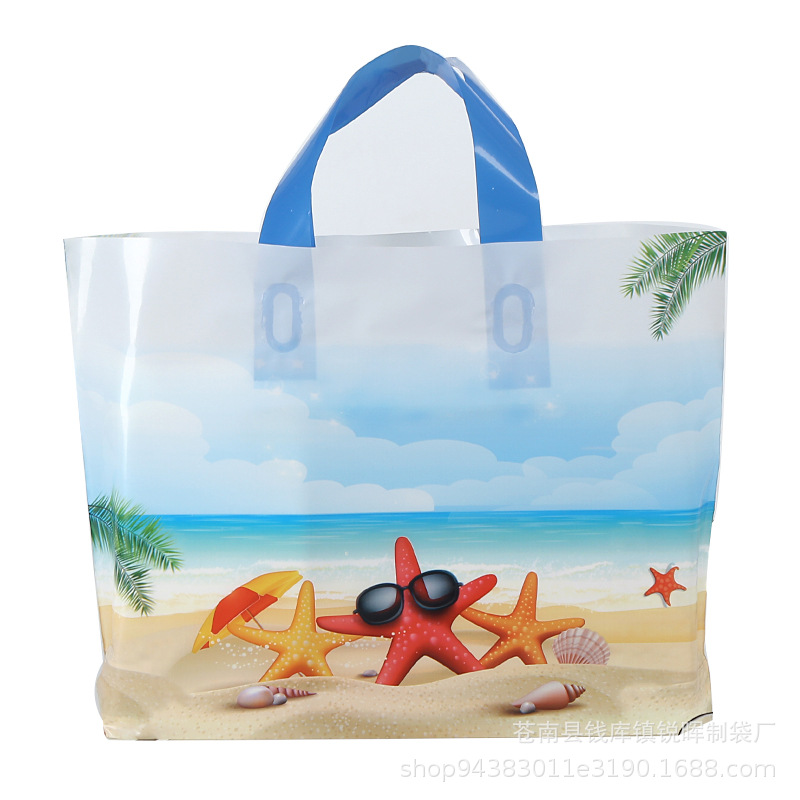 Fábrica directa de plástico bolso de la ropa PE bolsa de embalaje de regalo logotipo impreso ropa bolsa de compras bolsa de la tienda de ropa para niños
