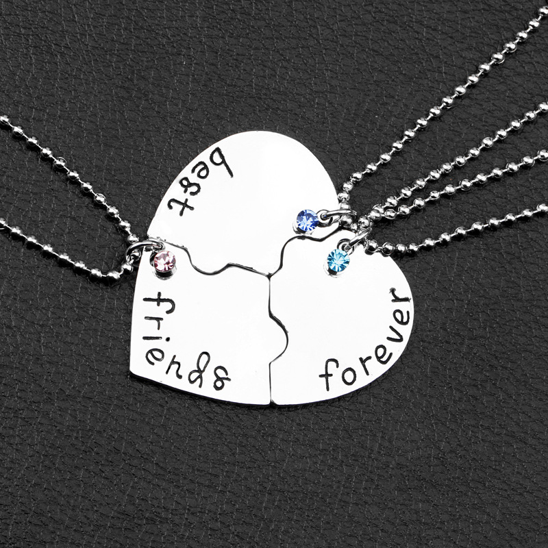 Three-piece Best Friends Forever necklace