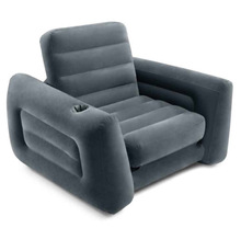 INTEX正品 68565 单人折叠沙发 充气沙发 多功能沙发 沙发床66551