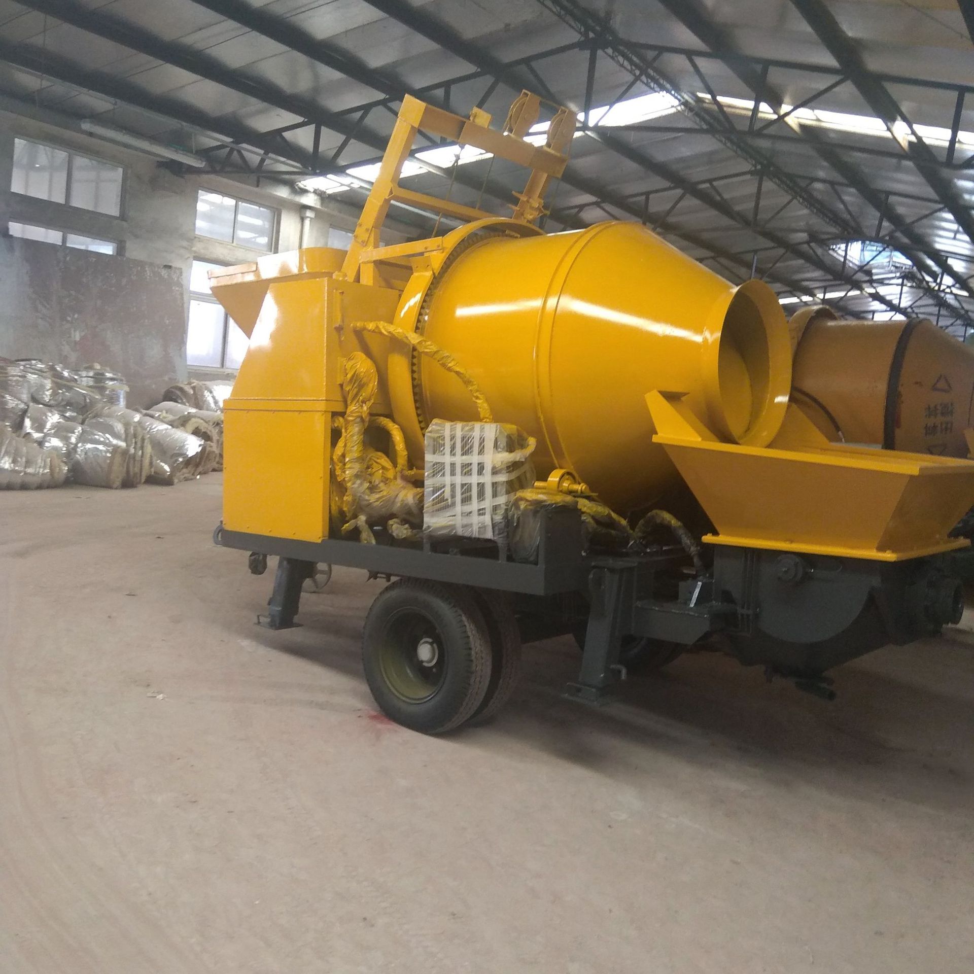 jbt40 搅拌输送一体机 混凝土输送泵 拖式混凝土泵 搅拌带输送