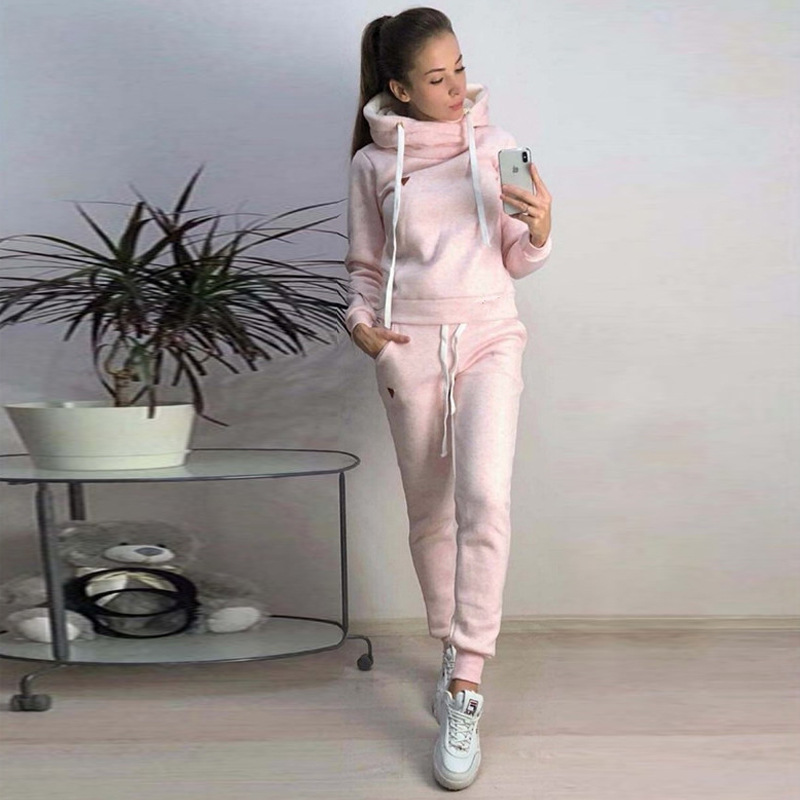 9531#2019 European American Women's Clothing Autumn And Winter Hot-selling New Fleece Fashion Leather Patch Casual_ecoleips.com