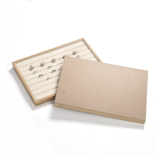 Display and Storage Box for Bamboo and Wood Jewelry, Including Rings, Necklaces, Pendants, Bracelets, Earrings, and Accessories Showcases