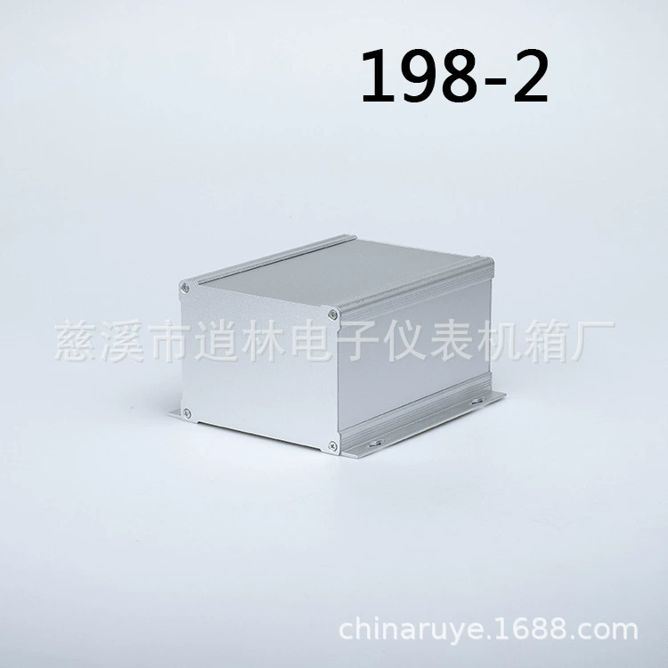 Комбинированный металлический корпус, корпус прибора, алюминиевый профиль, индивидуальный размер 198-2, тип 110*150*200 мм