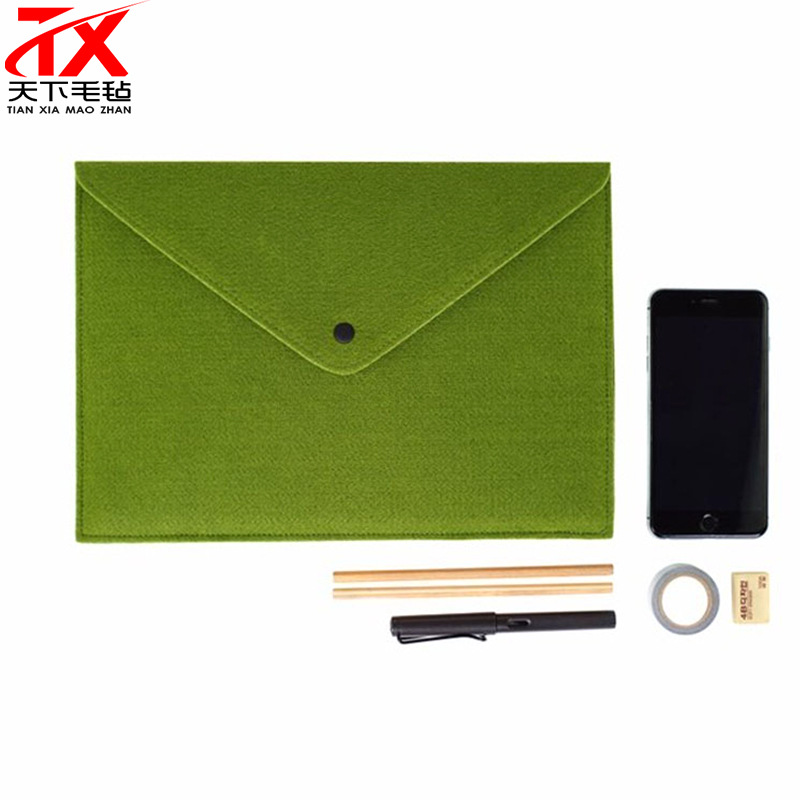 毛毡文件袋 毛毡文件包 毛毡电脑内胆包A4尺寸可加logo