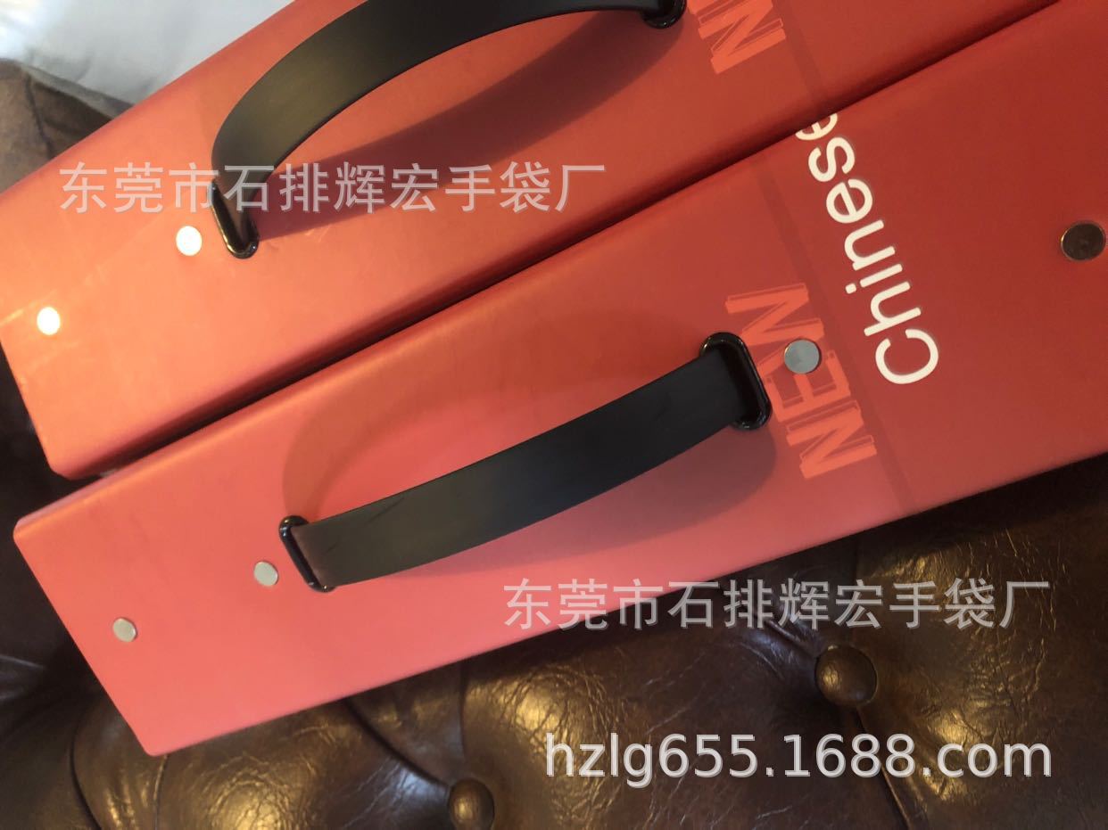 东莞皮带厂生产礼品盒PU皮提手带真皮手挽带皮拉手皮带提手拉手带