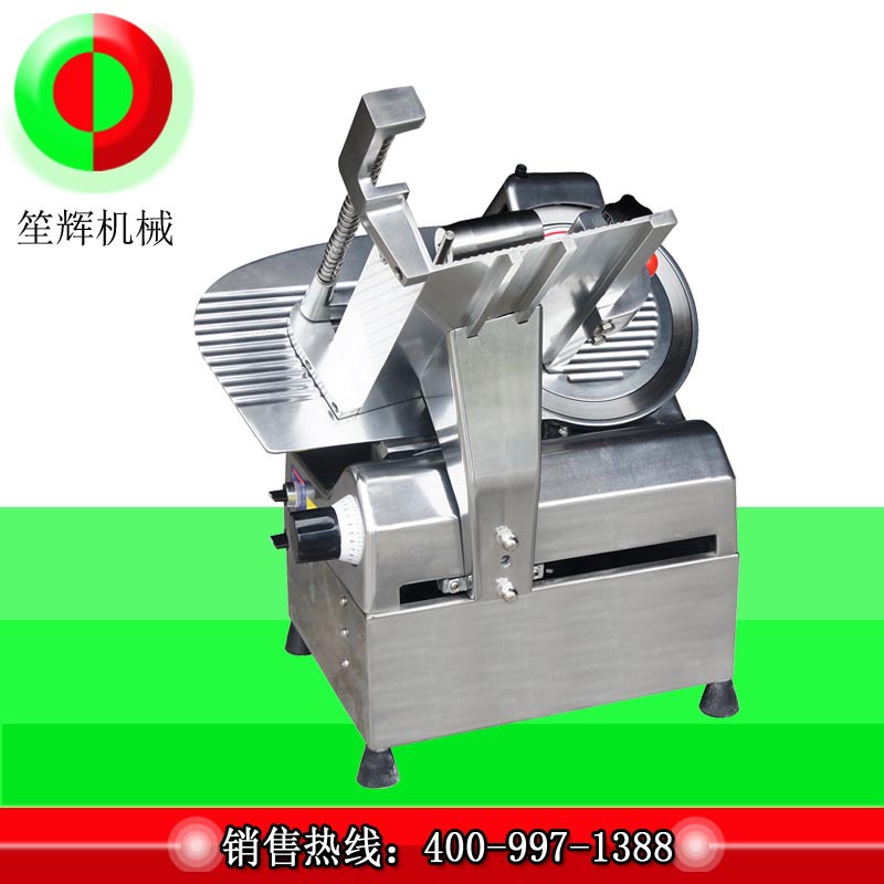 批发商用全半自动羊肉牛肉切片机不锈钢冻肉切片机电动台式切肉机