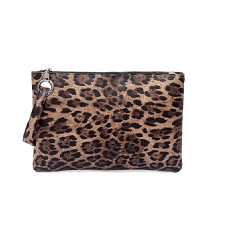 Leopard print handbag, women's zero wallet, fashionable women's banquet handbag, envelope_voghion.com