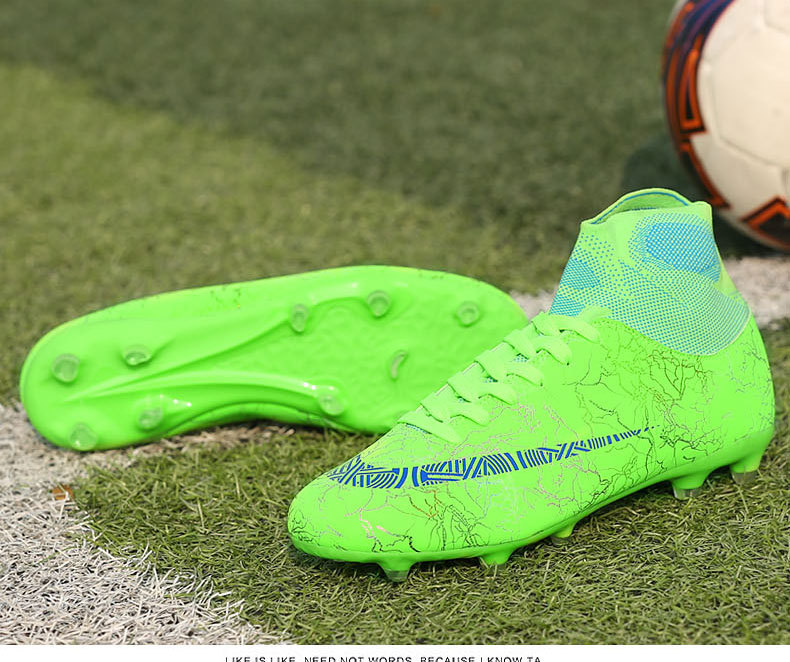 Scarpe da calcio per il commercio estero, da uomo, con suola piatta, unghie rotte, unghie lunghe, erba sintetica, studenti, allenamento, pallone da calcio in pelle per giovani_voghion.com