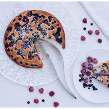 不锈钢一体式蛋糕切取夹蛋糕均分器曲型叶子形切刀甜品蛋糕师甜点