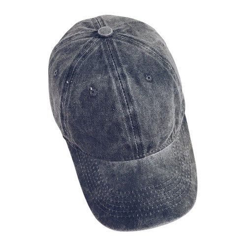 Hat Women's Peaked Cap Washed Baseball Cap Men 