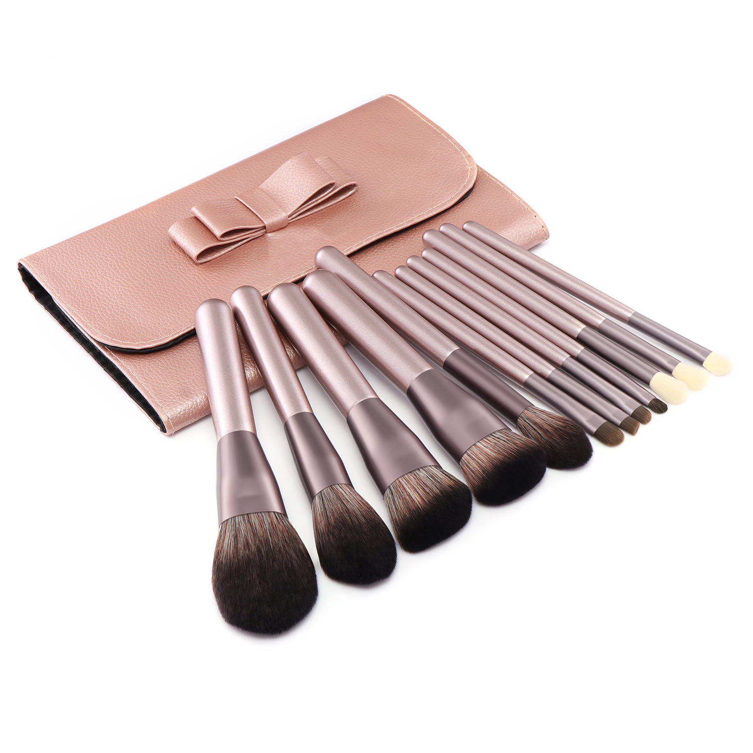 Vintage 12 Purple Makeup Brushes Beauty Tools Set Wholesale Nihaojewelry