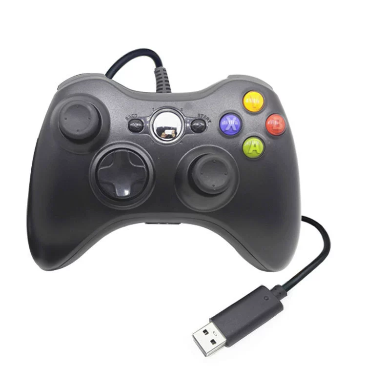 XBOX360 рукоятка xbox360 проводной геймпад USB интерфейс совместим с ПК компьютерная игра