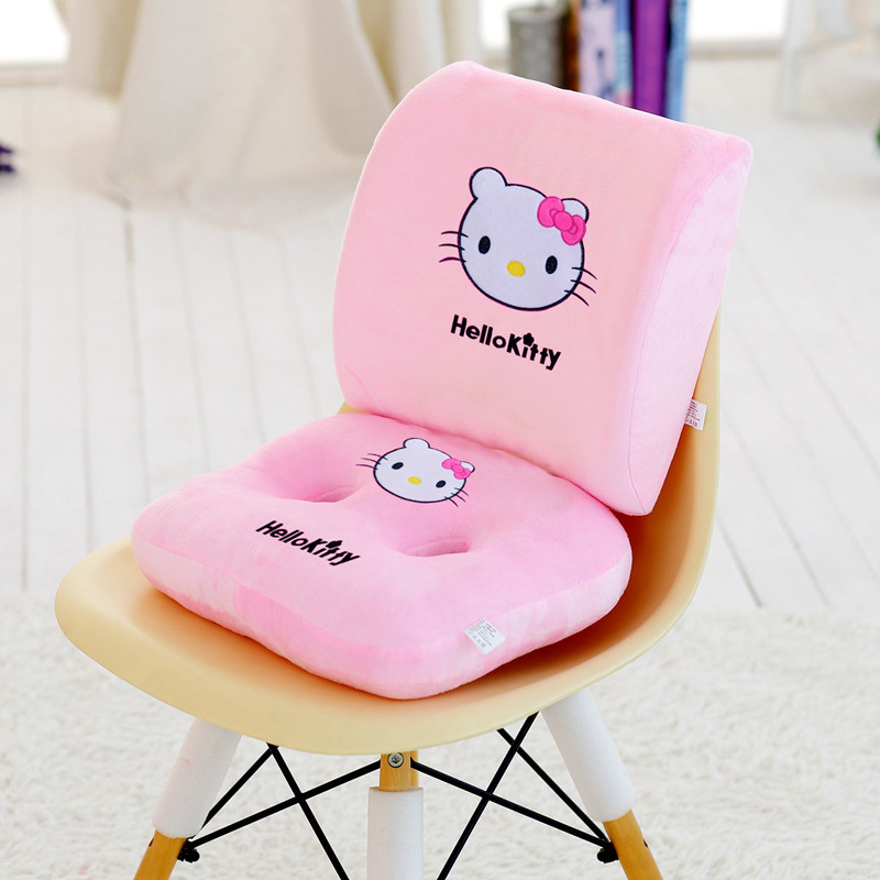 Office chair cushion cushion dual -hole memory cotton waist seat cushion waist cushion waist pillow beautiful buttocks car jewelry 2