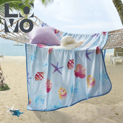 lovo家紡羅萊生活出品毛絨毯子午睡法蘭絨毛毯辦公宿舍禮品代發