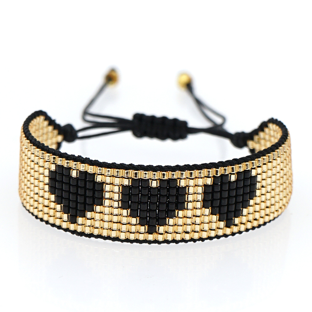 Vente En Gros Bracelet Couple Tissé De Perles De Riz Coeur Exotique display picture 10