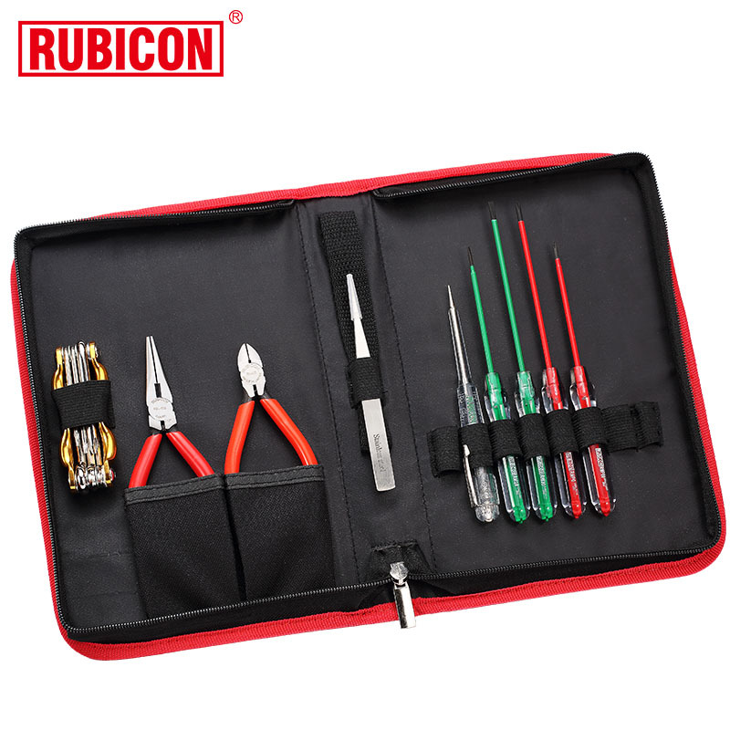 罗宾汉（RUBICON）RTS-9D 9件电子维修工具组套装家用维修工具