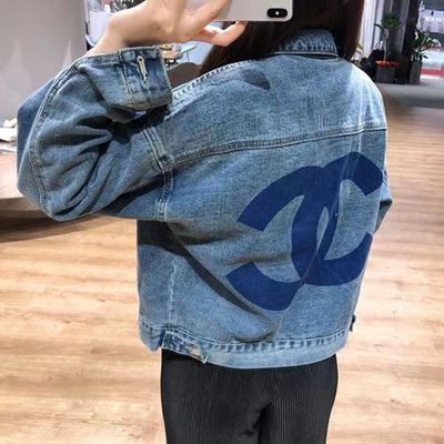 Real shot 2019 Small fragrant Chaqueta Autumn fashion Korean Edition printing New products Manufactor Direct selling