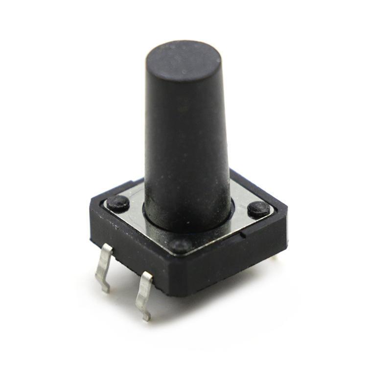 12*12轻触开关 12*12*17H高手柄立式四脚直插按键开关