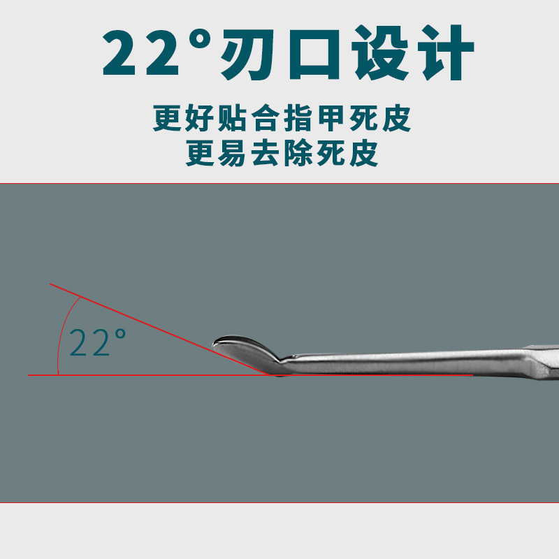 exfoliating manicure tools set stainless steel for nails for…