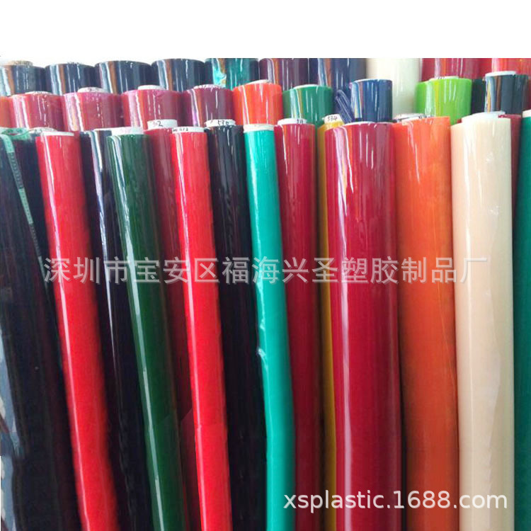 0.8有色透明PVC胶透明卷材透明胶看，大量现货，30多种颜色可选
