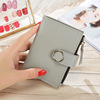 Fresh short polyurethane wallet, cute card holder, small clutch bag, Korean style