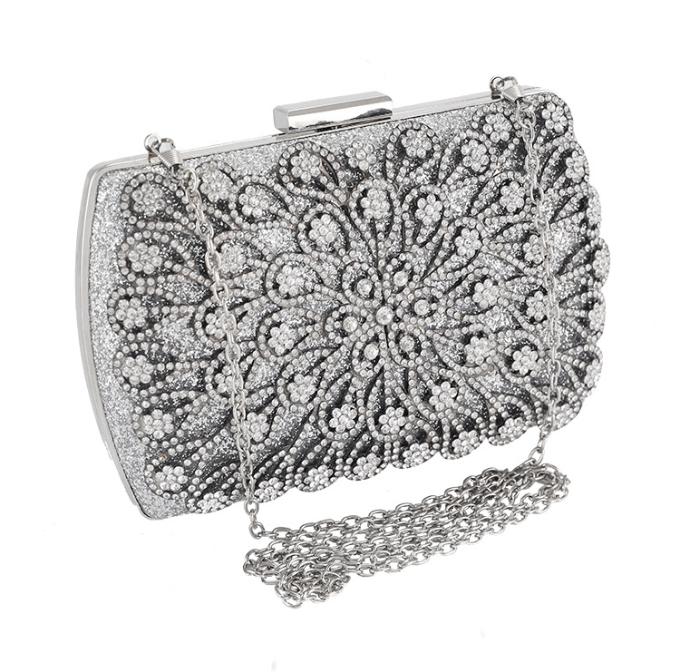 Luxury Diamond Handbag - Black