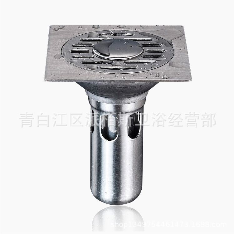 派柏斯 地漏不锈钢地漏阳台地漏洗衣机卫生间双用地漏工厂直销|ru