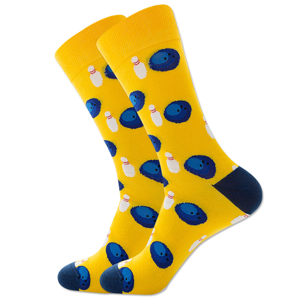 Männer Einfacher Stil Ball Baumwolle Crew Socken Ein Paar display picture 5