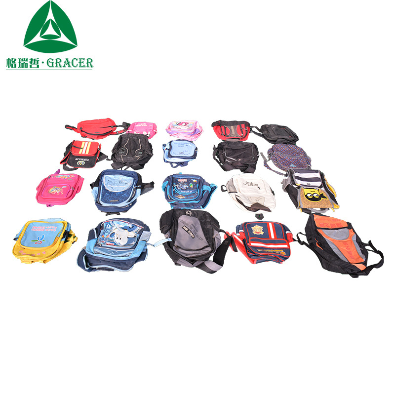 Handbag wholesale Used Bag schoolbag Miscellaneous Old clothes Cross border Source of goods used bags
