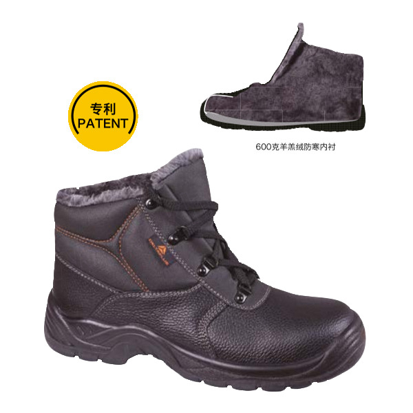 VEGAS老虎2代中帮冬季安全鞋DELTA/代尔塔30151241码黑色防砸防